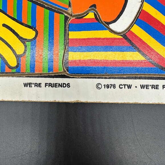 Vintage 1976 Playskool Sesame Street Puzzles Bert Ernie Cookie Monster Grover - Picture 2 of 11